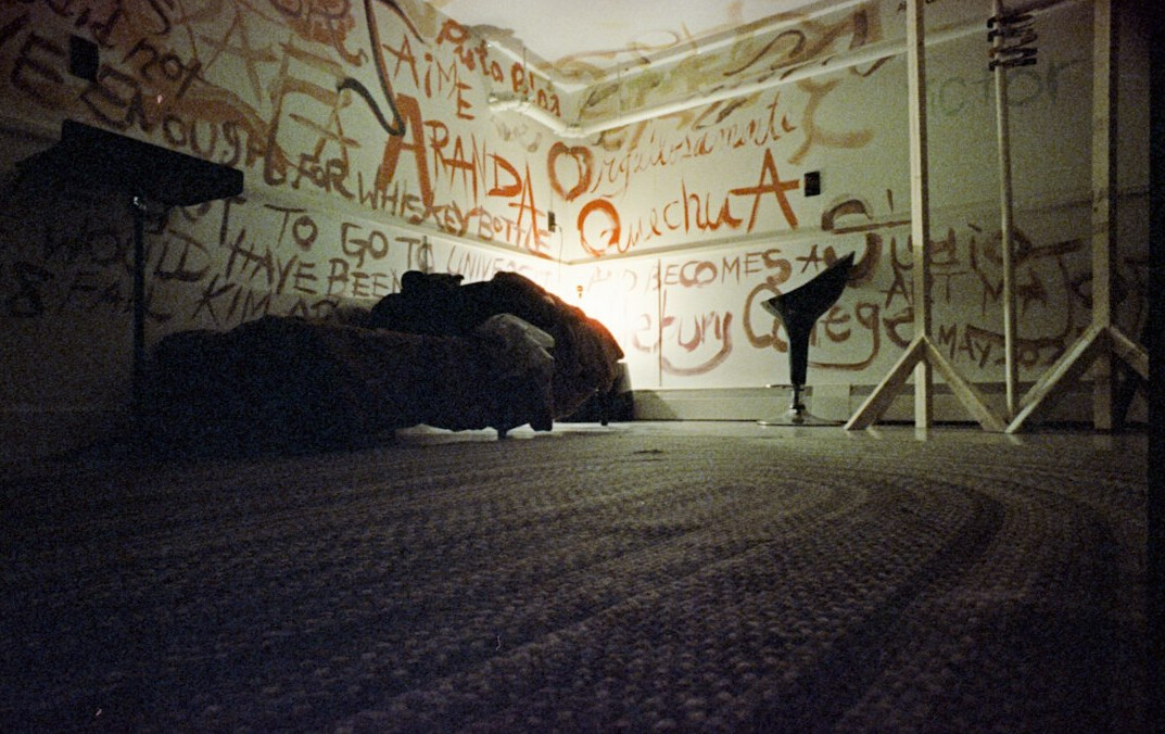 dark mysterious room interior